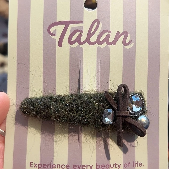 铁合金皮质绿色Bb夹