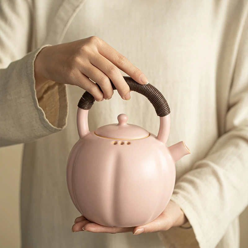 苏打釉提梁壶茶炉炭火明煮茶壶（单壶不包含碳炉）A9168