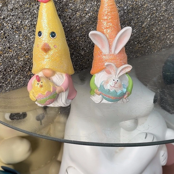 树脂可爱地精两个