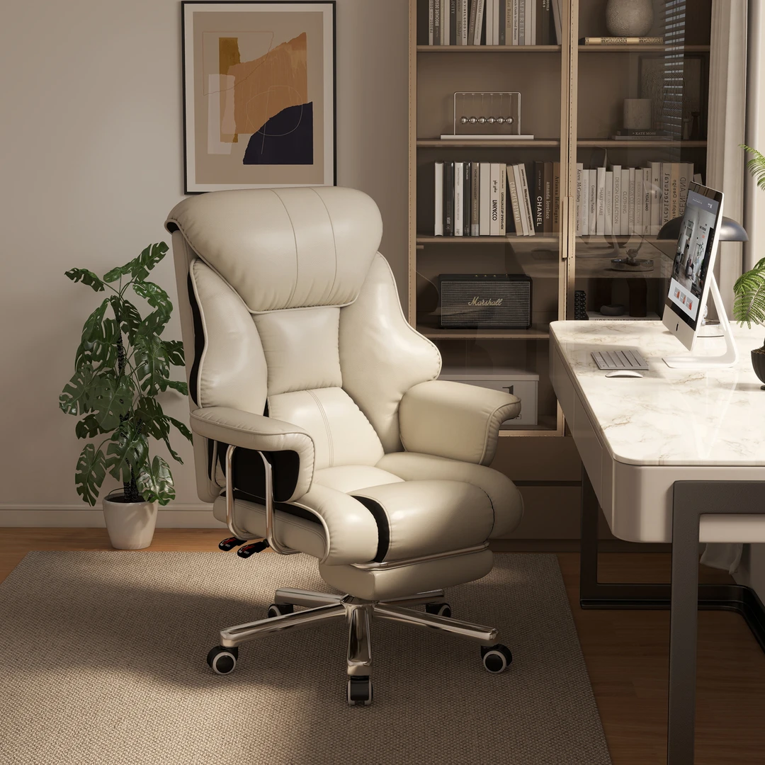 诗维克电脑椅家用书房卧室舒适久坐简约办公椅可坐可躺休闲靠背椅