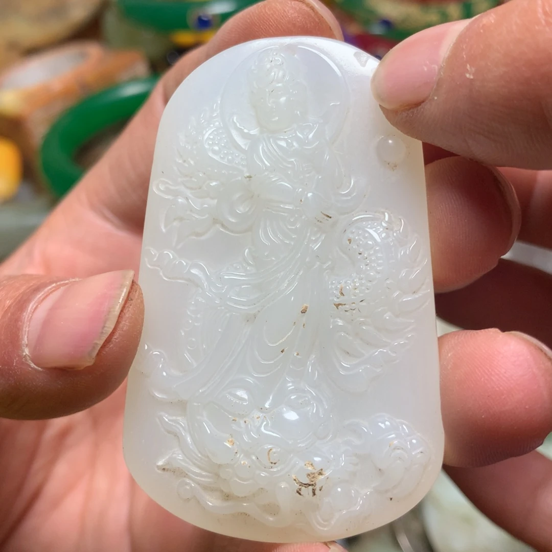 吊坠白玉菩提白玉菩提手串闪电购
