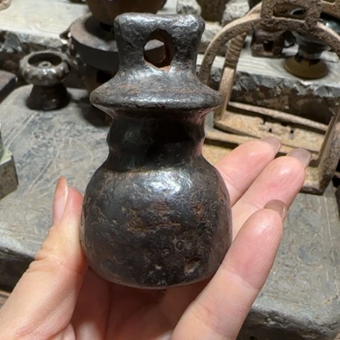 金属官帽老秤砣 铁权在握