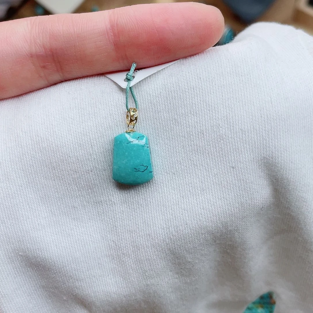 绿松石18K金镶嵌绿松石绿松石绿松石