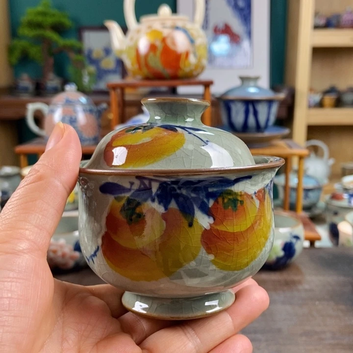 瓷片手工制作工艺精湛等特点为