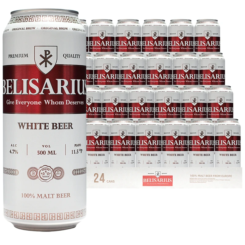贝丽莎小麦白啤 500毫升*24听