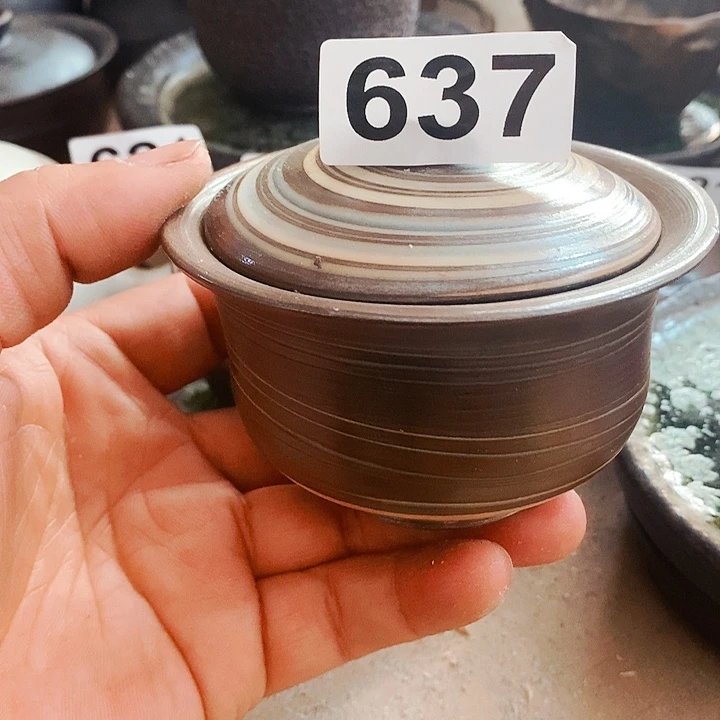 紫砂茶杯柴烧纯手工637