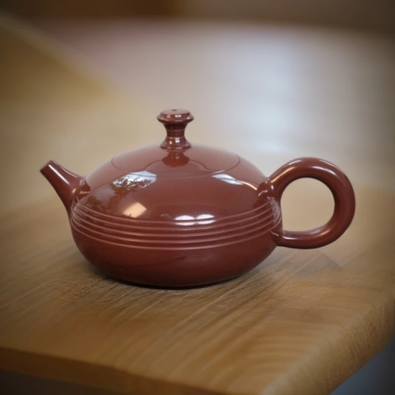 【水磨工艺】 章思林- 全手工潮州手拉壶 小容量泡茶壶茶具