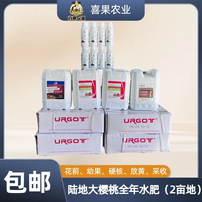 大樱桃陆地全年水肥方案2亩地