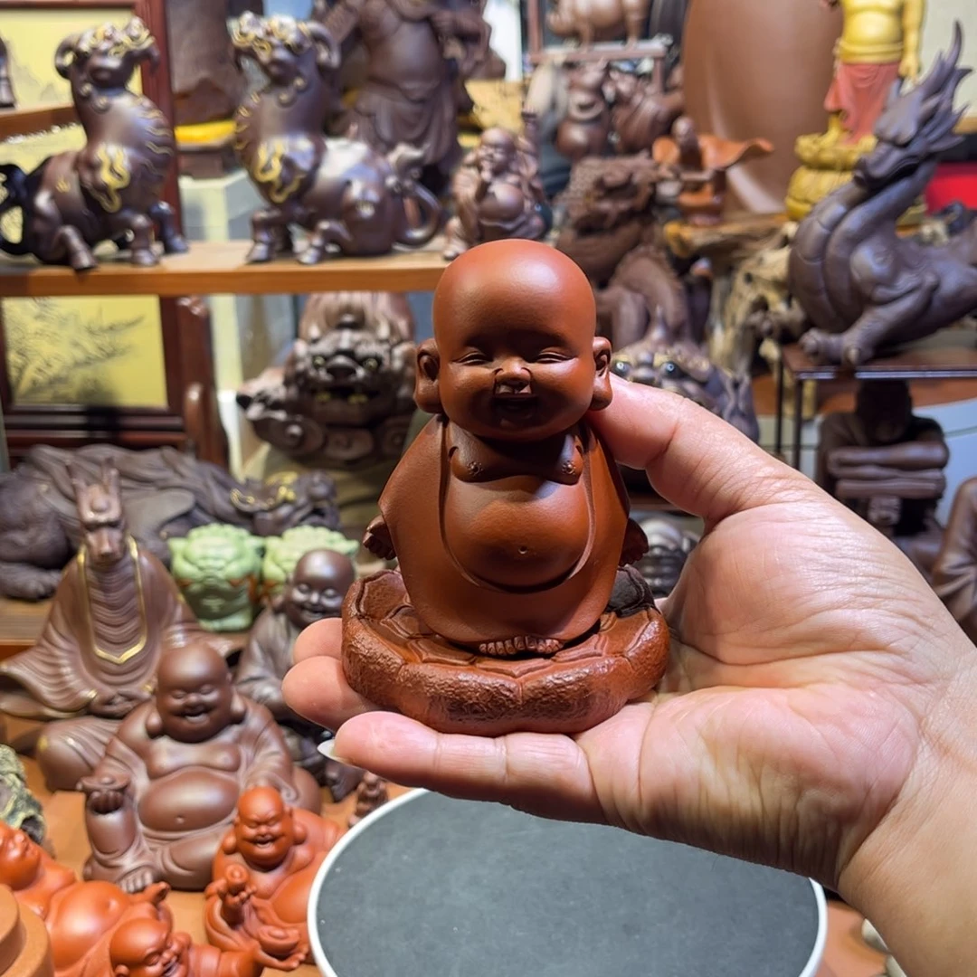 穆***风茶宠紫砂紫砂茶宠摆件。