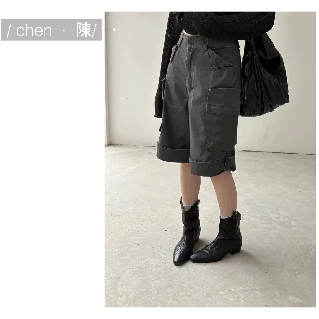 chen·陳  别太酷啦！复古五分工装裤