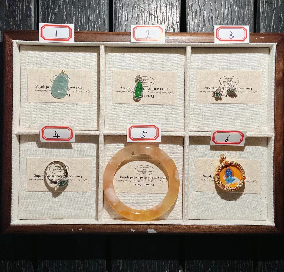 A60 翡翠樱花玛瑙首饰盘按照对应号拍下发一条