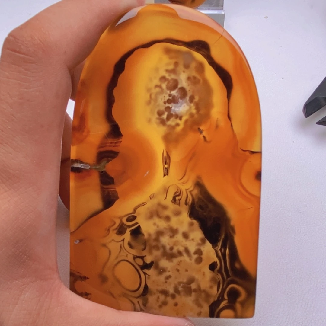 动***蛇玛瑙/玉髓吊坠(不含链)未镶嵌