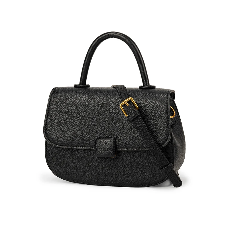 时尚荔枝纹半圆马鞍包单肩斜挎包CC133