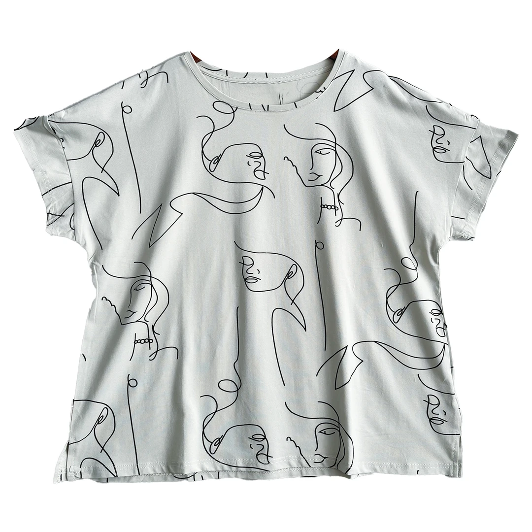 短袖上衣时尚百搭潮流气质舒适#4527