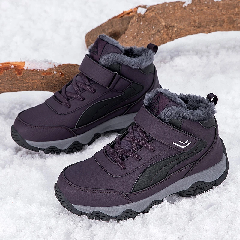 舒适鞋安全老人鞋官方正品旗舰老人鞋女冬季加绒加厚妈妈大棉鞋防