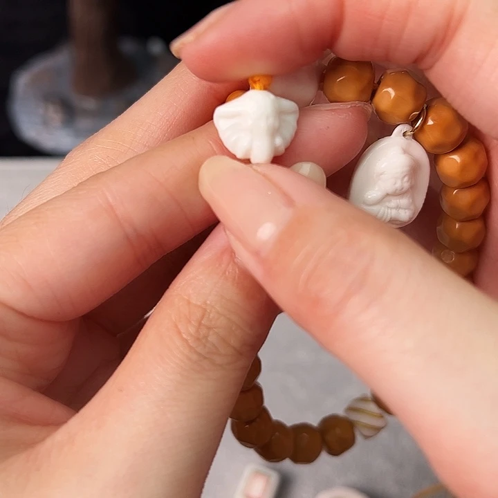 鹿骨手串/手链小象