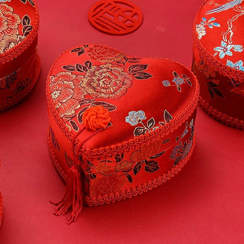 中国风创意针线包婚庆用品娘家陪嫁妆新娘高档便携式结婚针线盒