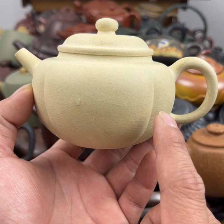 紫砂茶壶紫砂花泥内裂