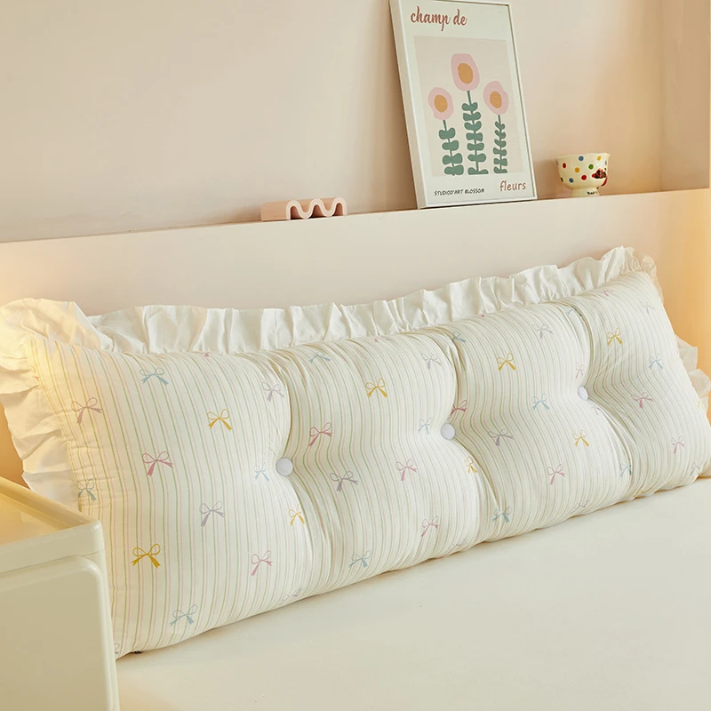 棉加绒床头靠垫大靠背靠枕宿舍软包靠背卧室加厚床垫榻榻米靠背垫