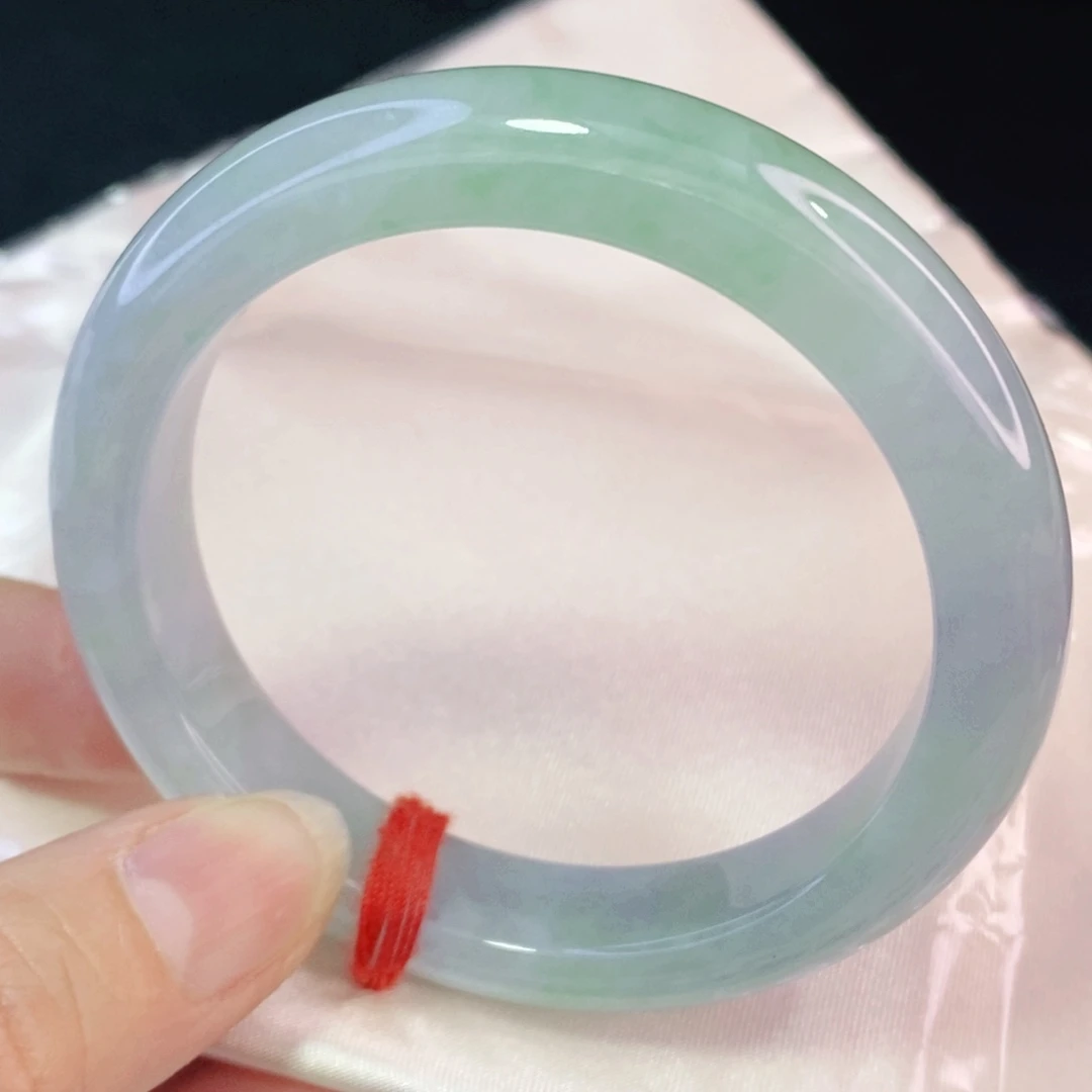 未镶嵌手镯翡翠54.3正圈 （38）