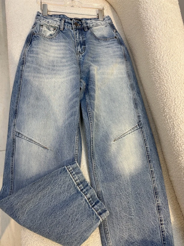 卡色KASE私服浅色四季款欧货弯刀裤