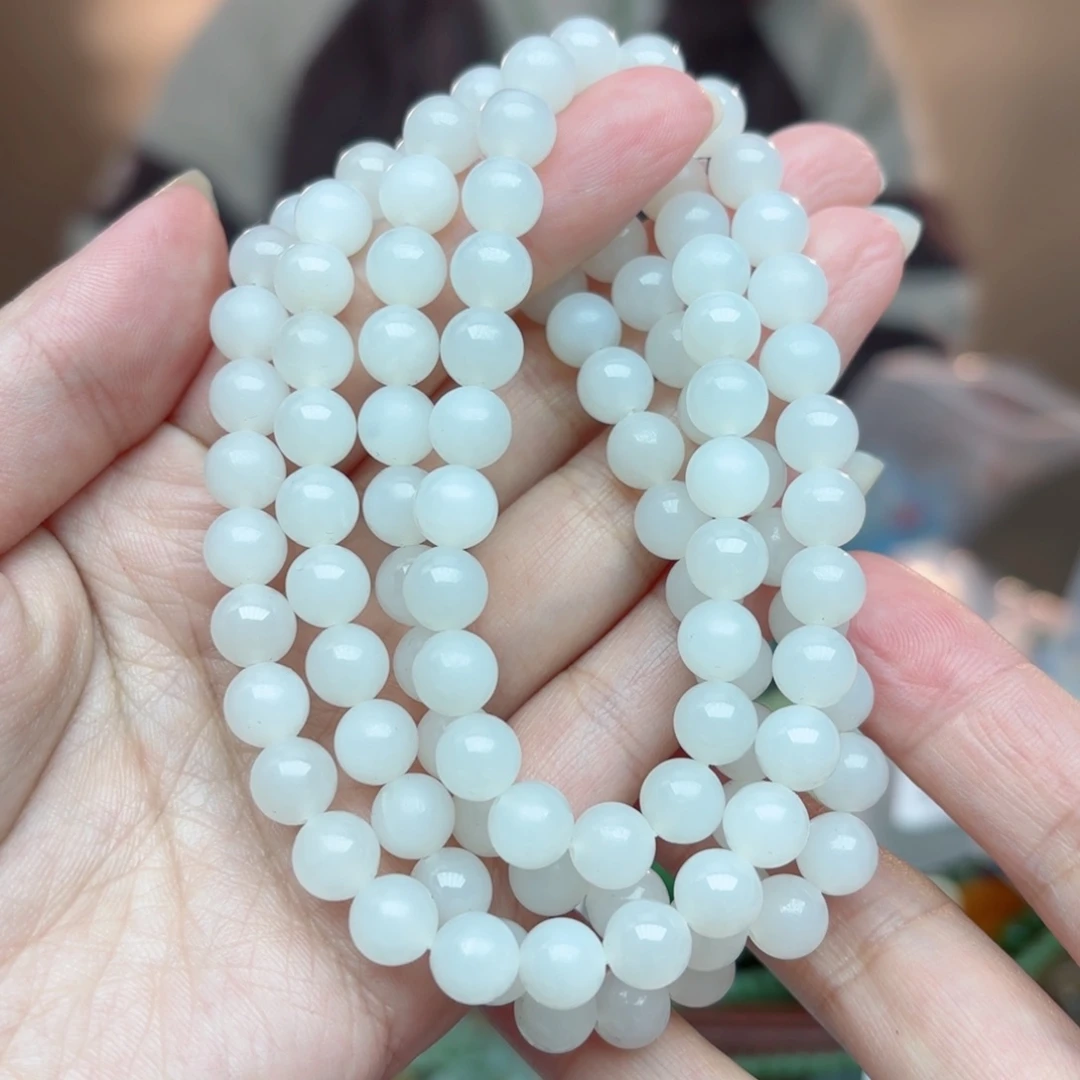 和田玉手串未镶嵌