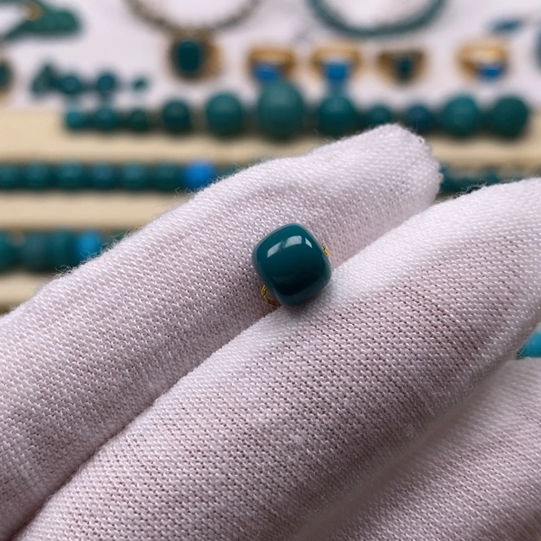 绿松石未镶嵌珠宝奇石老型7.2mm