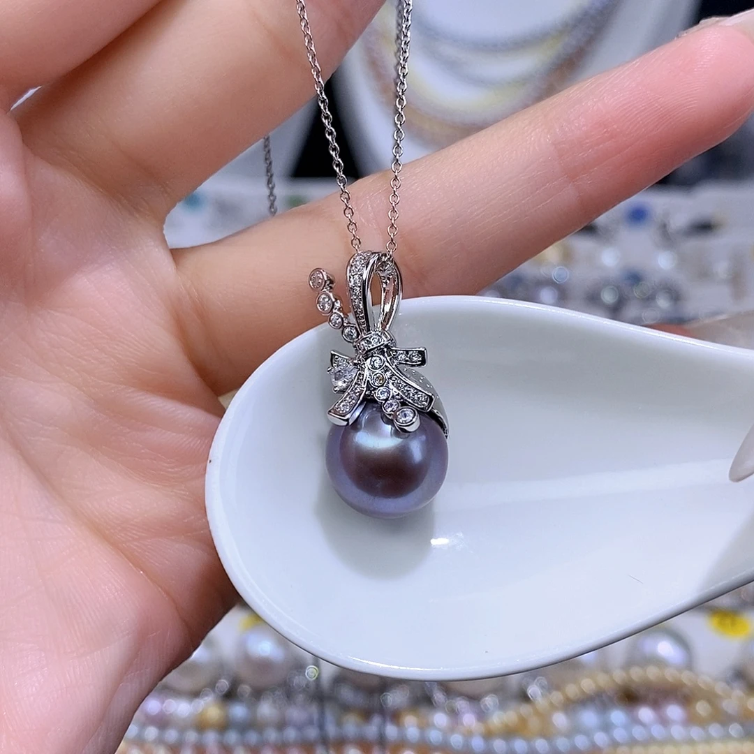 颈饰合金淡水珍珠F