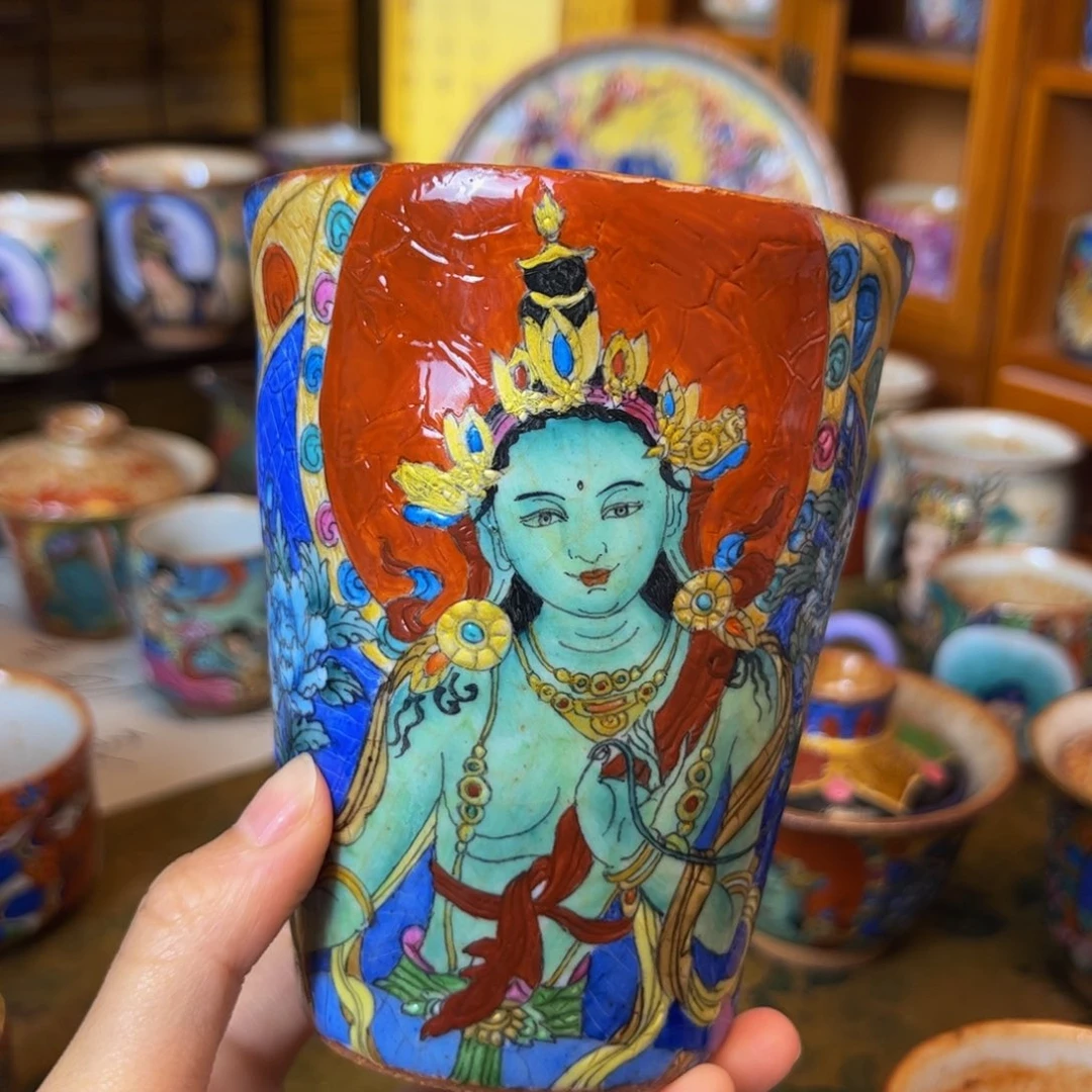 惠手工制作匣钵土志野杯