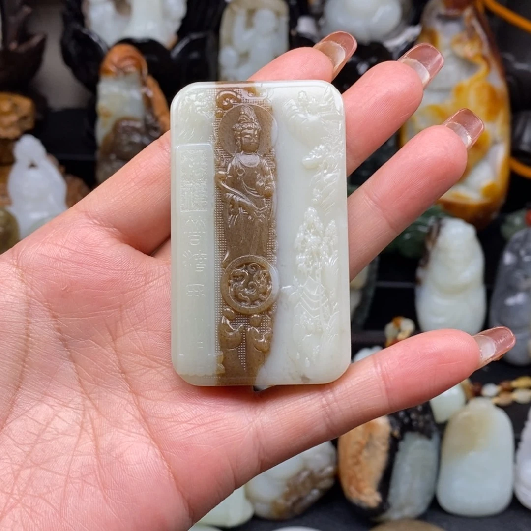 和田玉颈饰未镶嵌溪*