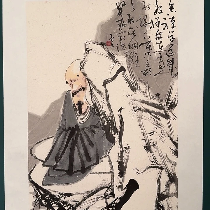 国画雷公老师画作画作