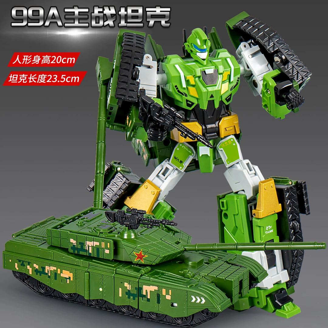 儿童变形机器人玩具坦克汽车机甲变形飞机多关节可动人偶玩具男孩