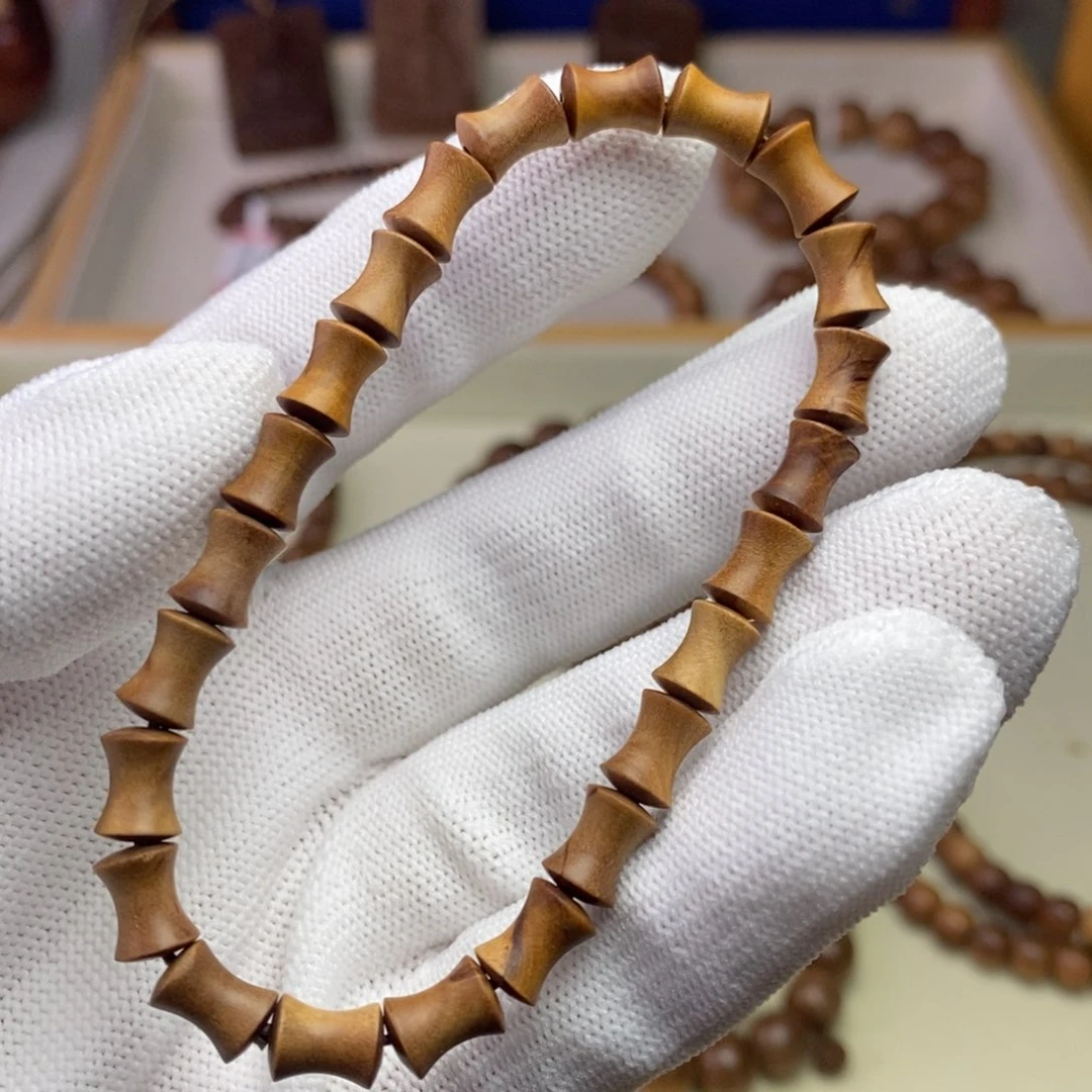 檀香木手串/手链印度迈索尔老山檀6*8微瑕