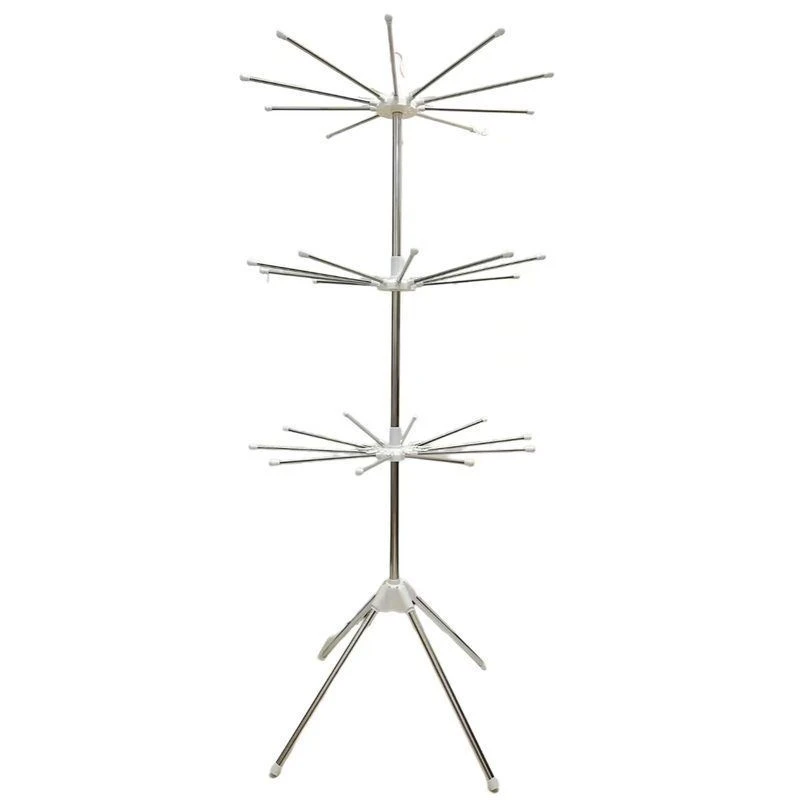 首饰展示架 新款摆摊玩具架不锈钢旋转架饰品展示架可折叠方便收