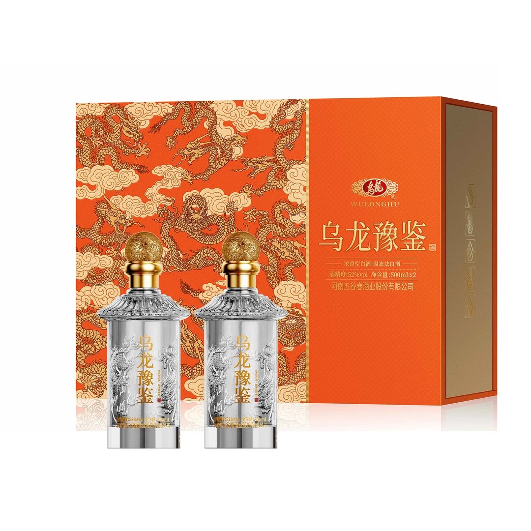 乌龙豫鉴浓香纯粮酿造送礼自饮好酒52度500ml