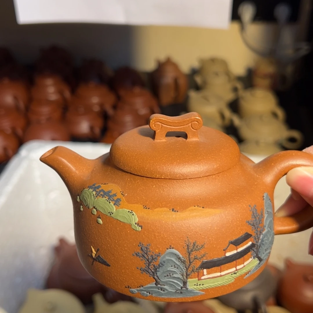 紫砂茶壶宜兴紫砂壶降坡