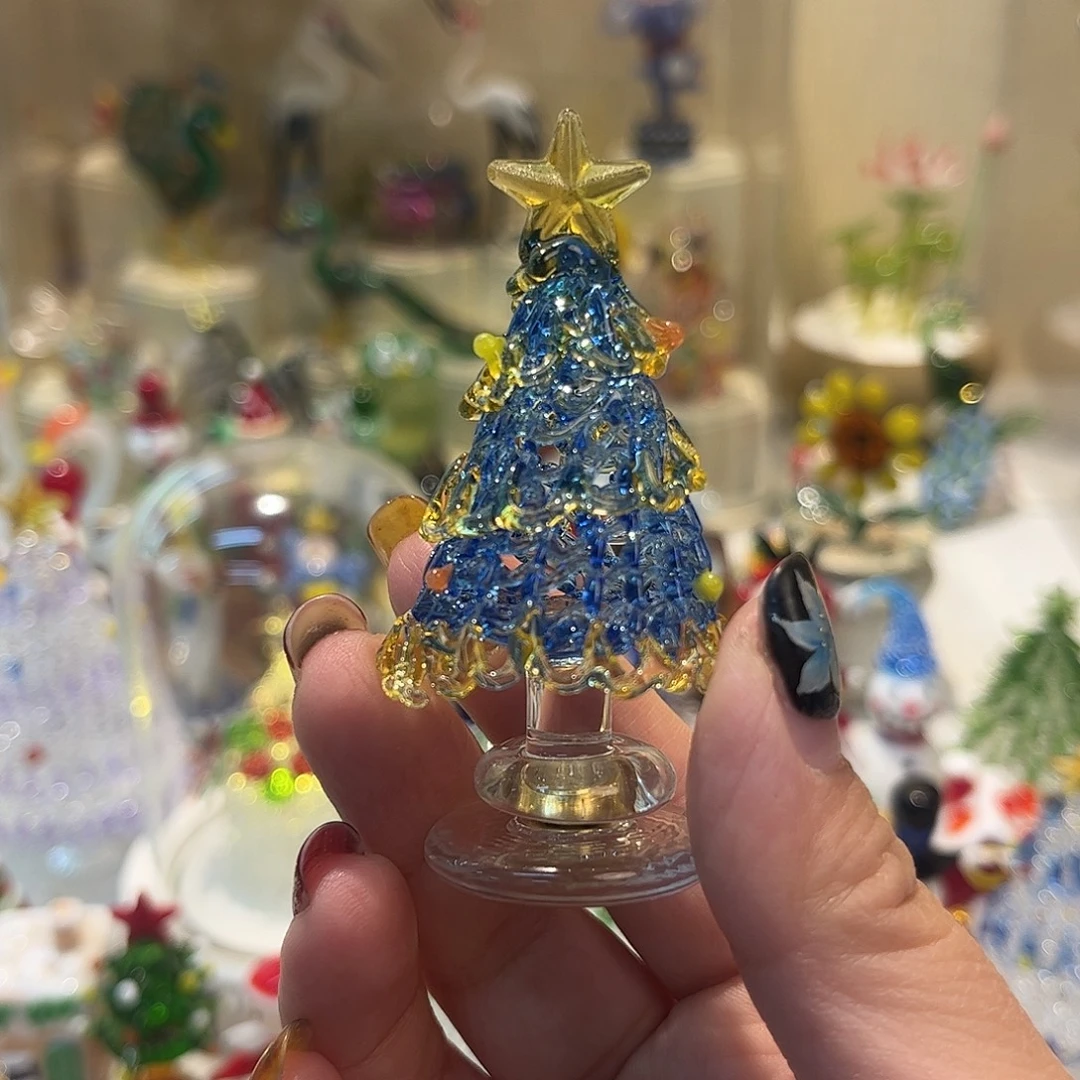 吴***仙琉璃手工艺品旋转