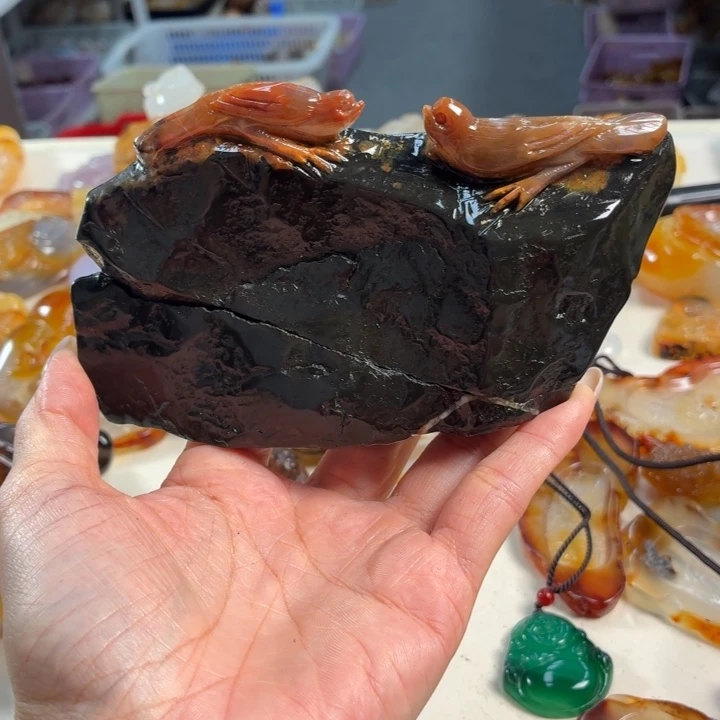 玛瑙/玉髓未镶嵌吊坠(不含链)