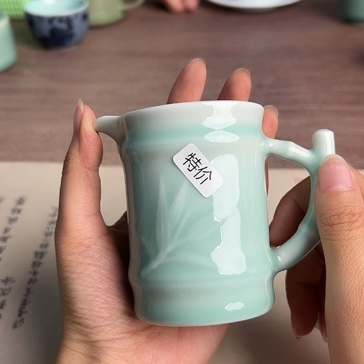 龙泉云间青瓷小米茶器