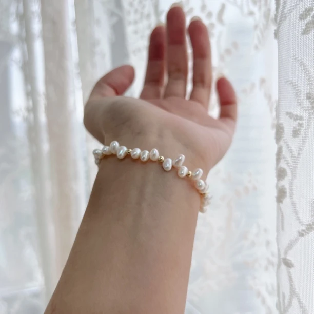 合金手链 Cuddle法式小花瓣手链 进口14KGF 温柔优雅