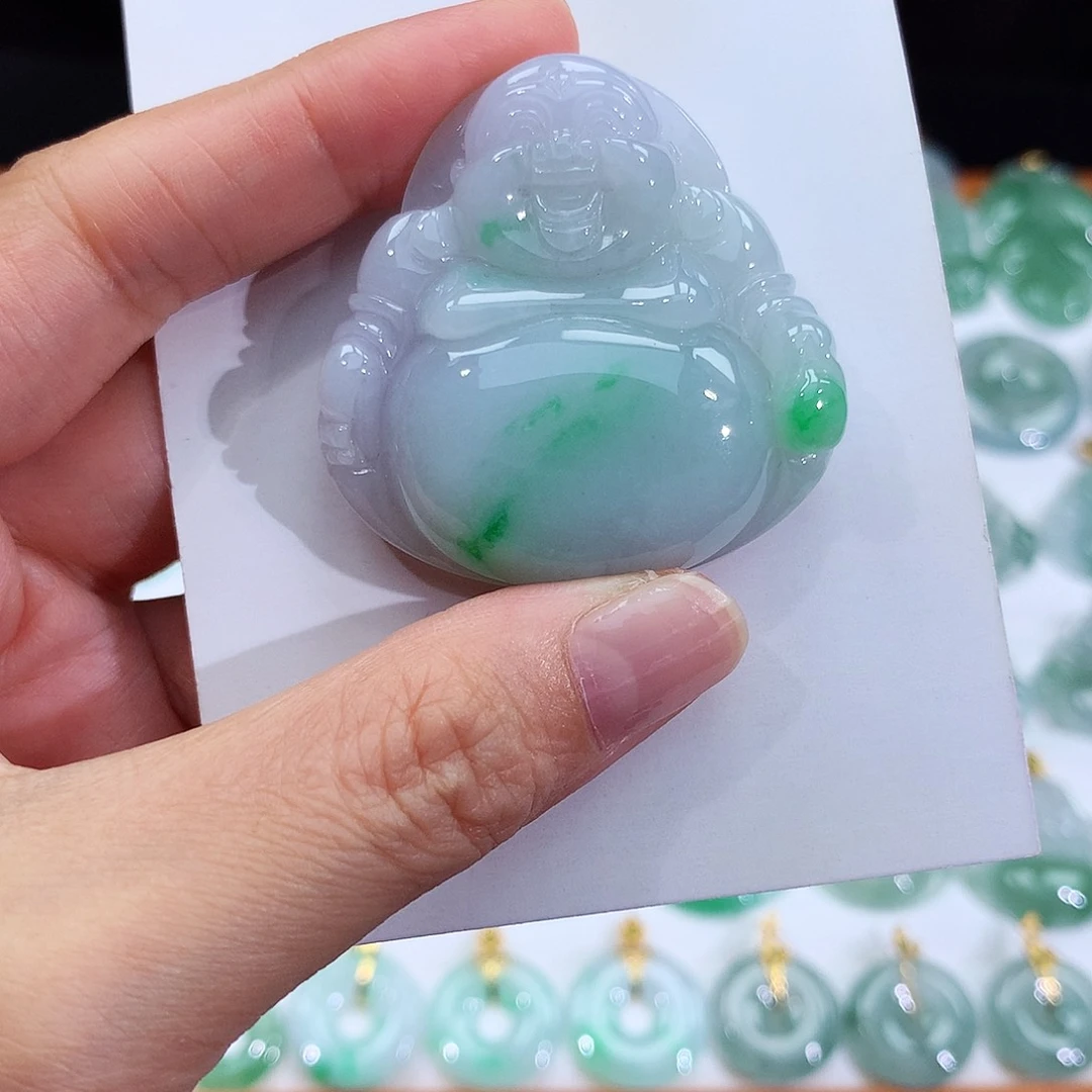翡翠未镶嵌颈饰翡翠吊坠