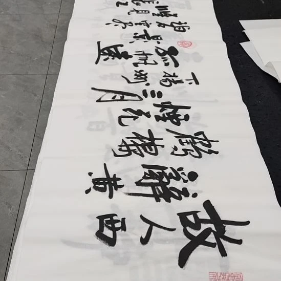 翰墨白武坤老师作品一副