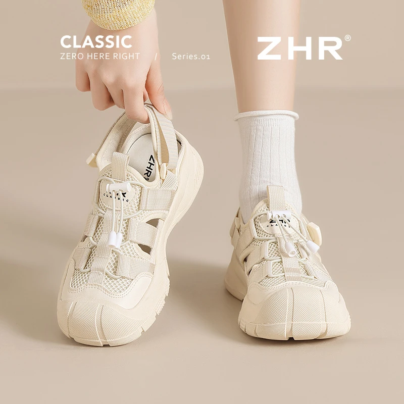 ZHR凉鞋女款2025新款爆款鞋子女款夏天镂空透气运动登山溯溪女鞋