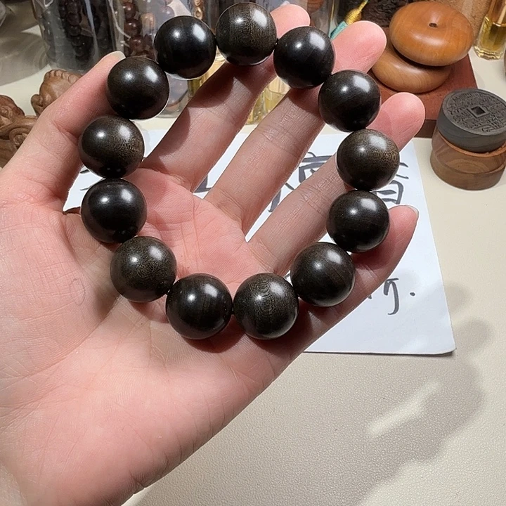 檀香木印度迈索尔老山檀香阴沉1.8/13横纹虎皮