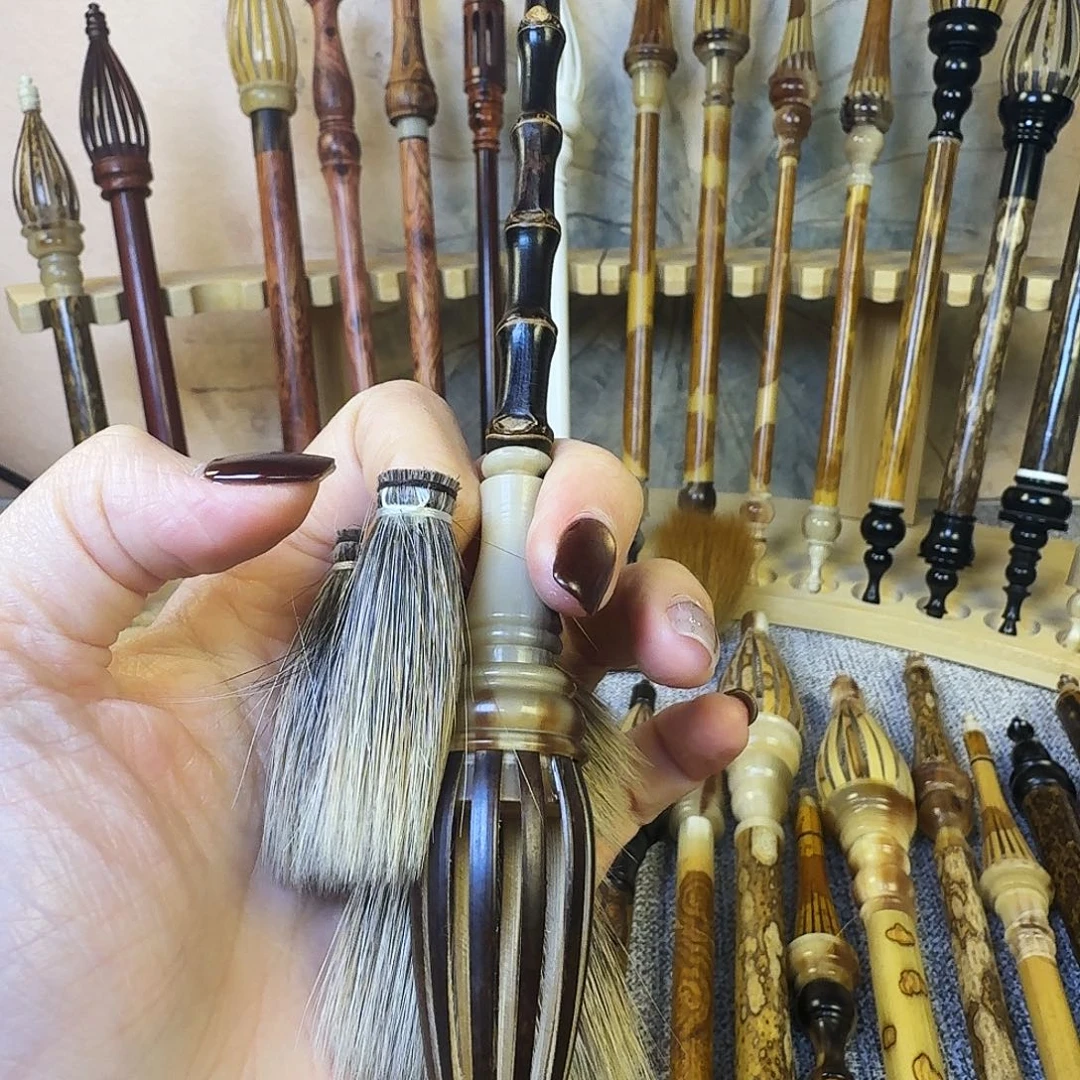 J***王紫准根配雪毛3.5出锋