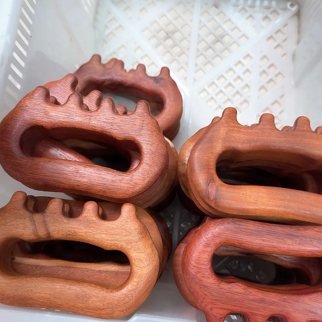 红檀木小号豆豆推板瑕疵