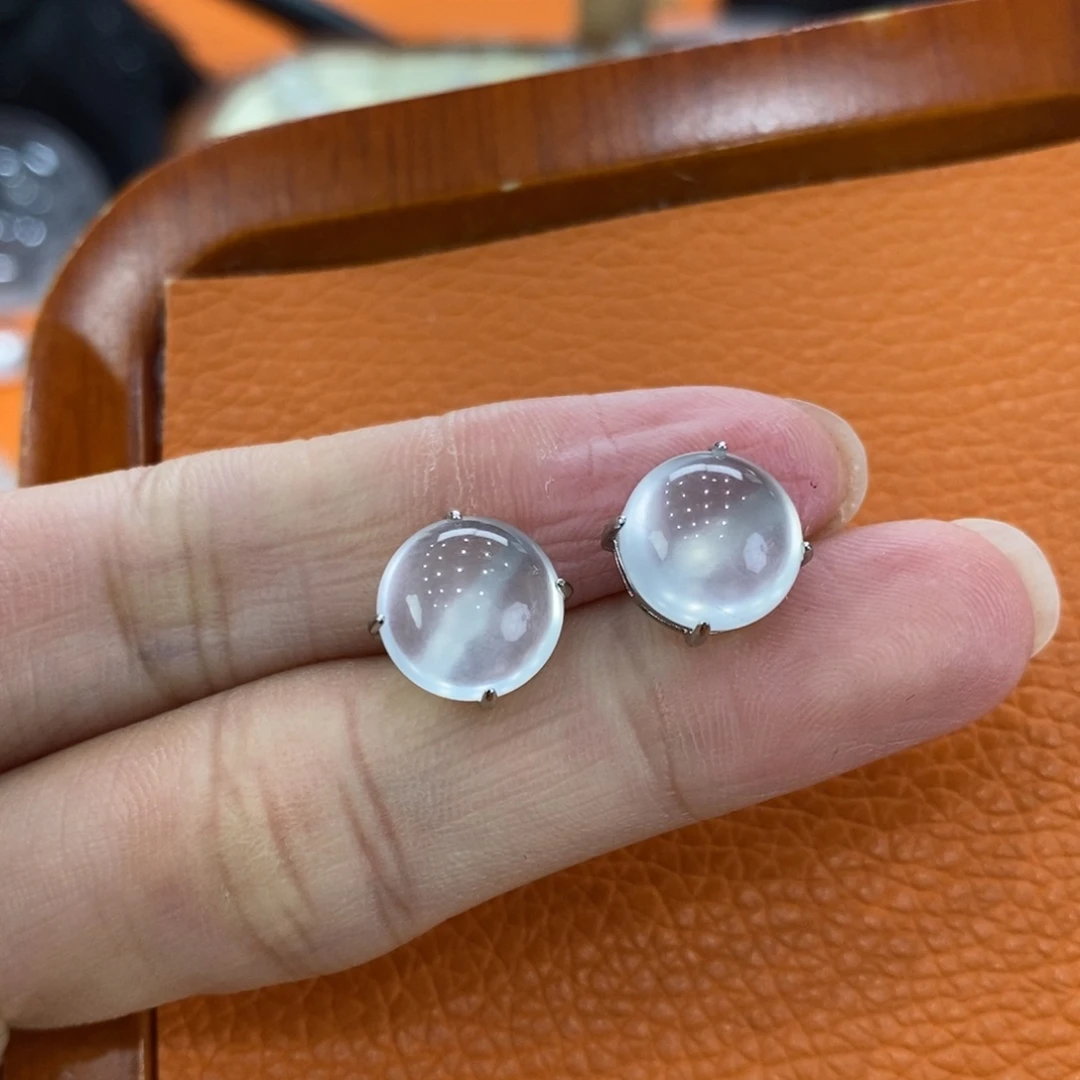 石英质玉吊坠(赠链)银S925镶嵌