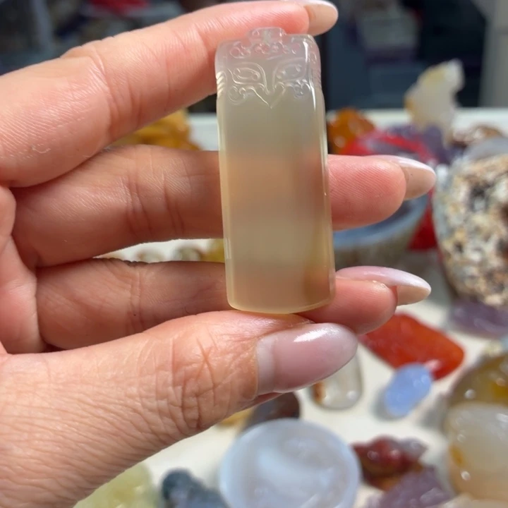 未镶嵌吊坠(不含链)玛瑙/玉髓