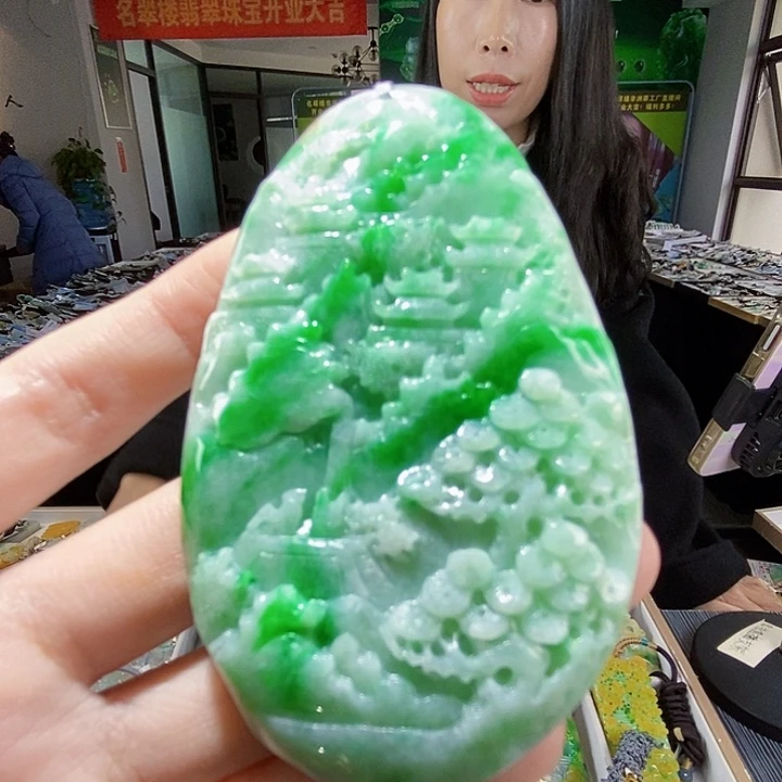 颈饰未镶嵌翡翠翡翠