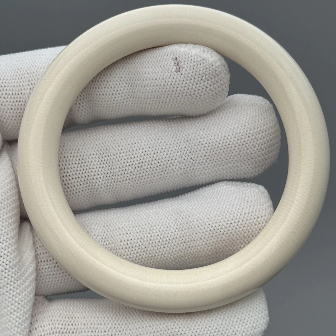 DEZHI/德志约10mm53+圆条手镯天然猛犸牙Y278